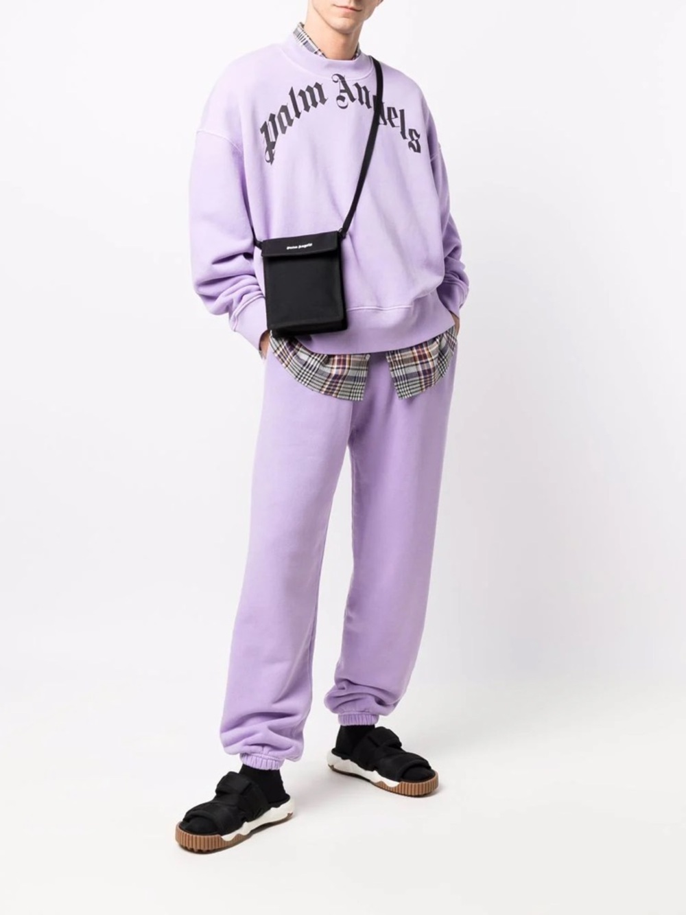 Palm Angels Lavender Men's Jogger Sweatpants